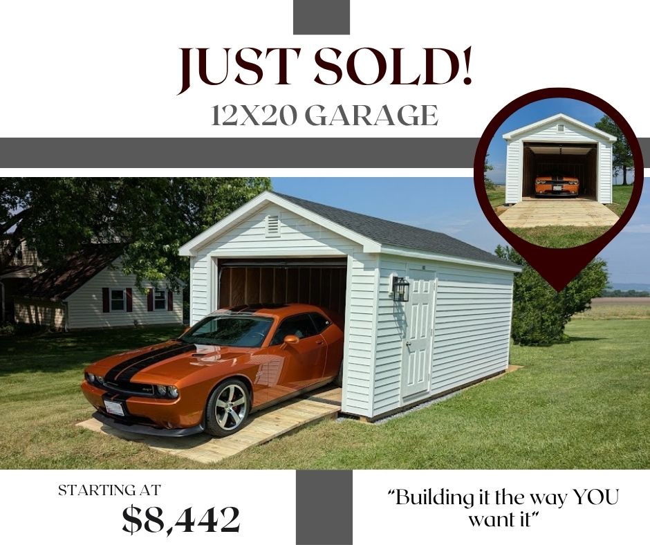 12′ x 20′ Garage